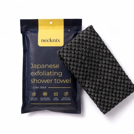 Necknix Antibacterial Exfoliating Shower Towel