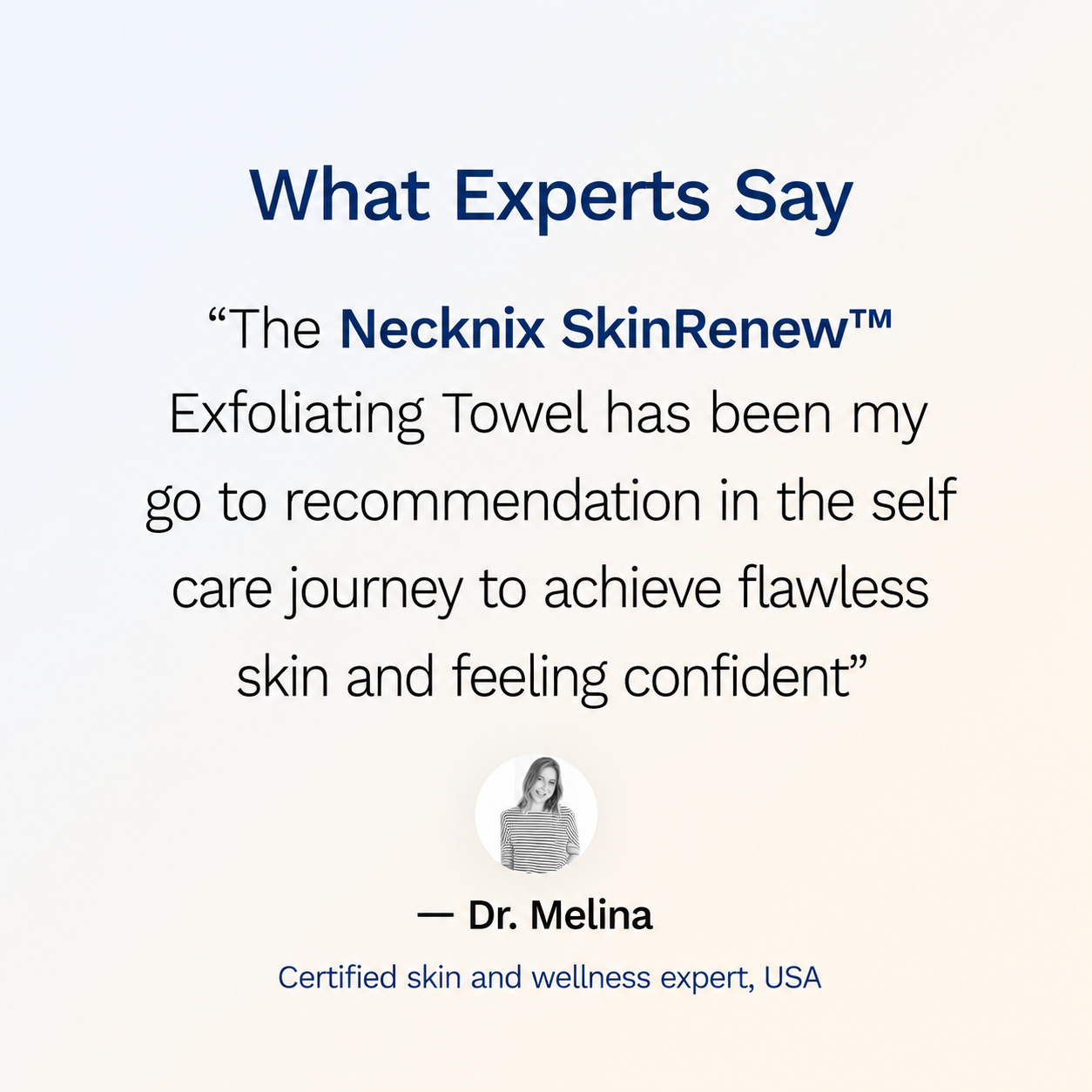 Necknix SkinRenew™ Exfoliating Towel