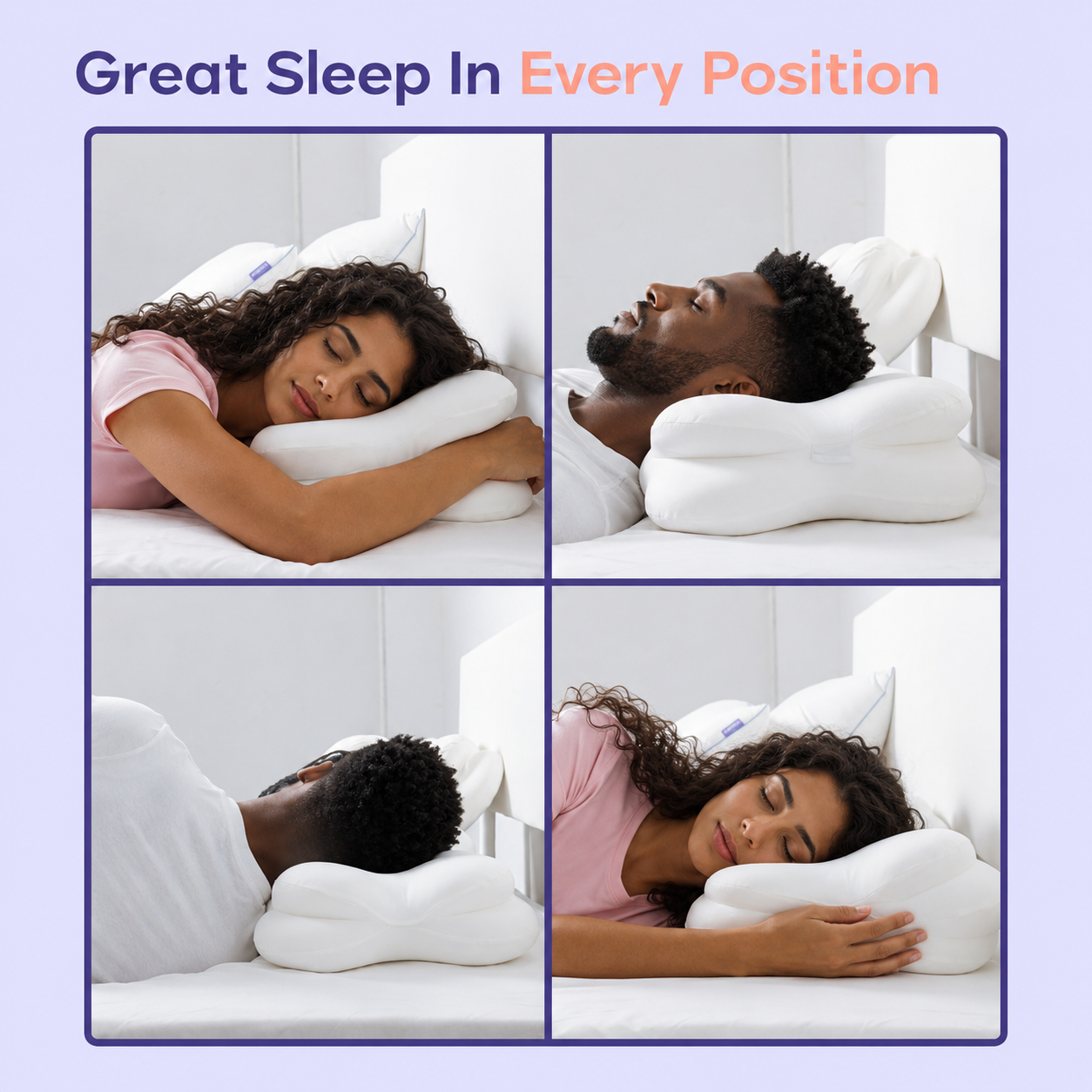 Necknix™ Cervical Memory Foam Pillow