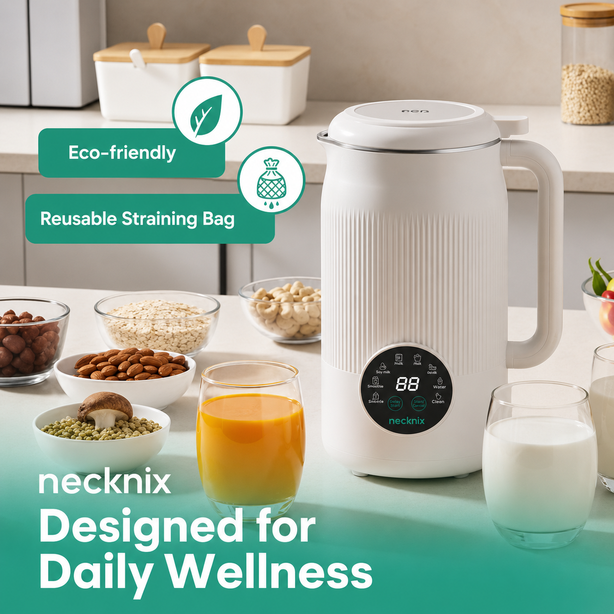 Necknix - Multifunction Nut Milk & Juice Maker