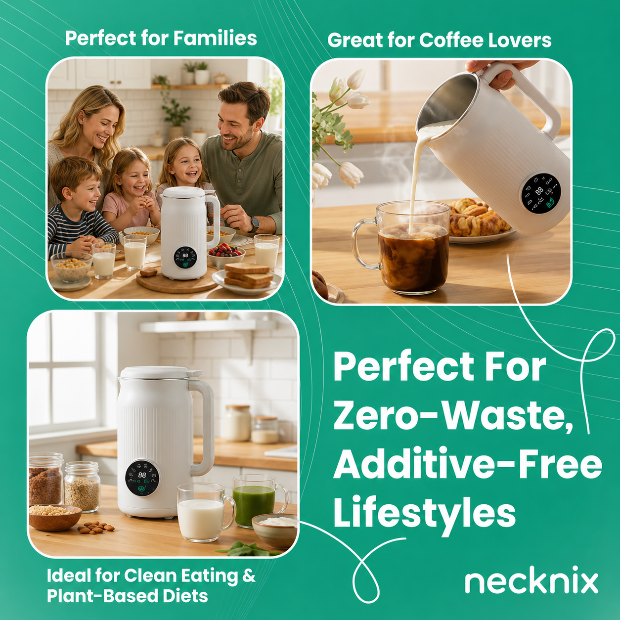 Necknix - Multifunction Nut Milk & Juice Maker