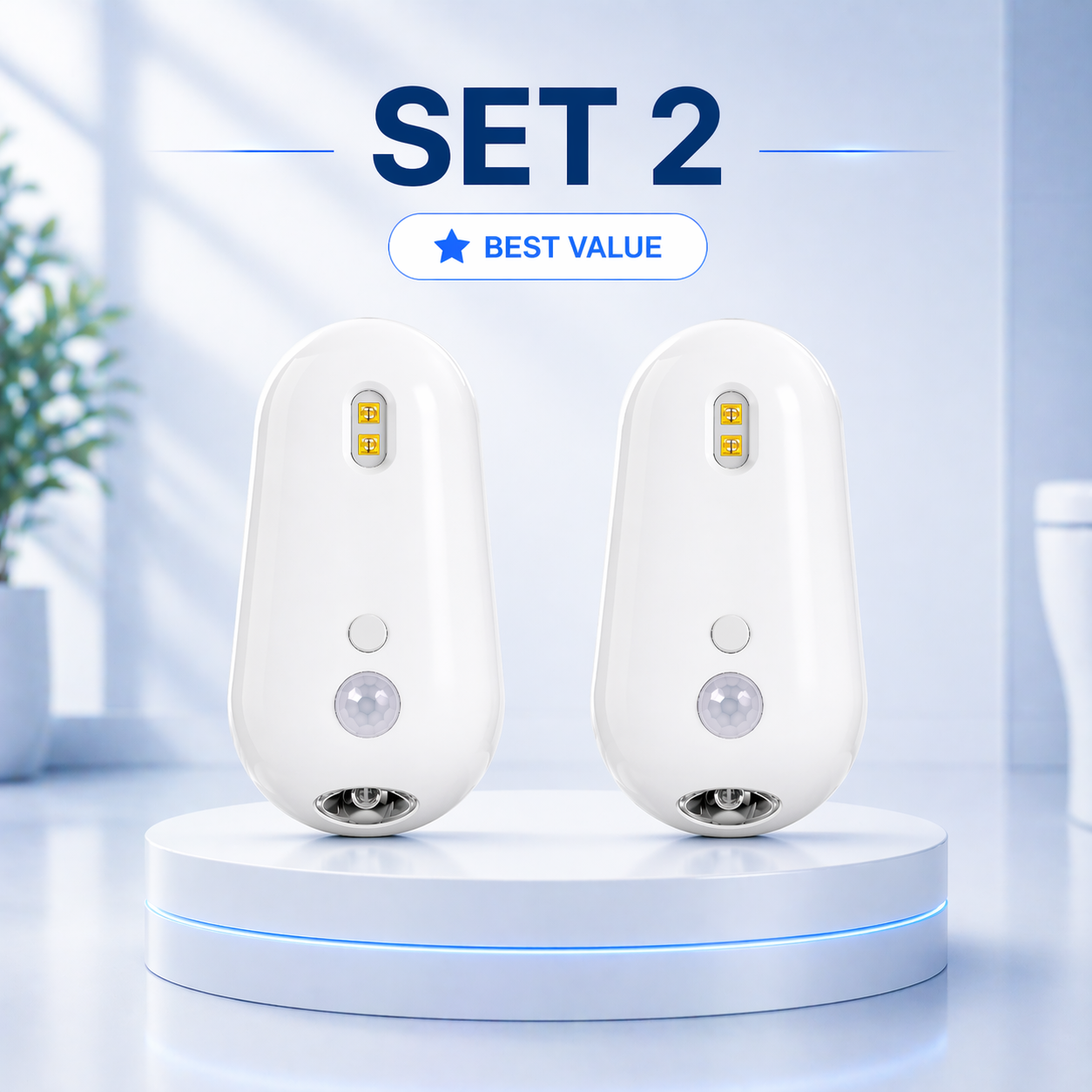Self Cleaning UV Toilet Sanitizer & Night Light