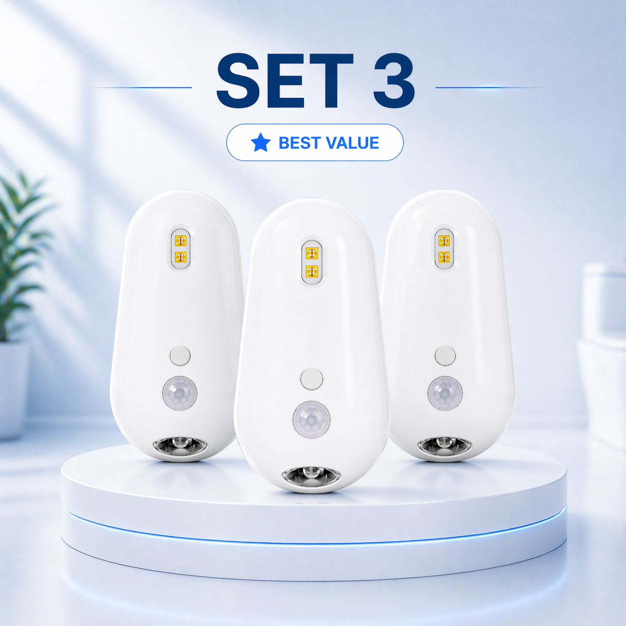 Self Cleaning UV Toilet Sanitizer & Night Light