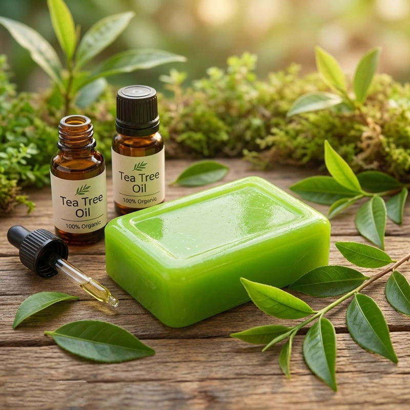 Necknix Tea Tree Oil Antifungal Soap for Body, Feet & Back Acne