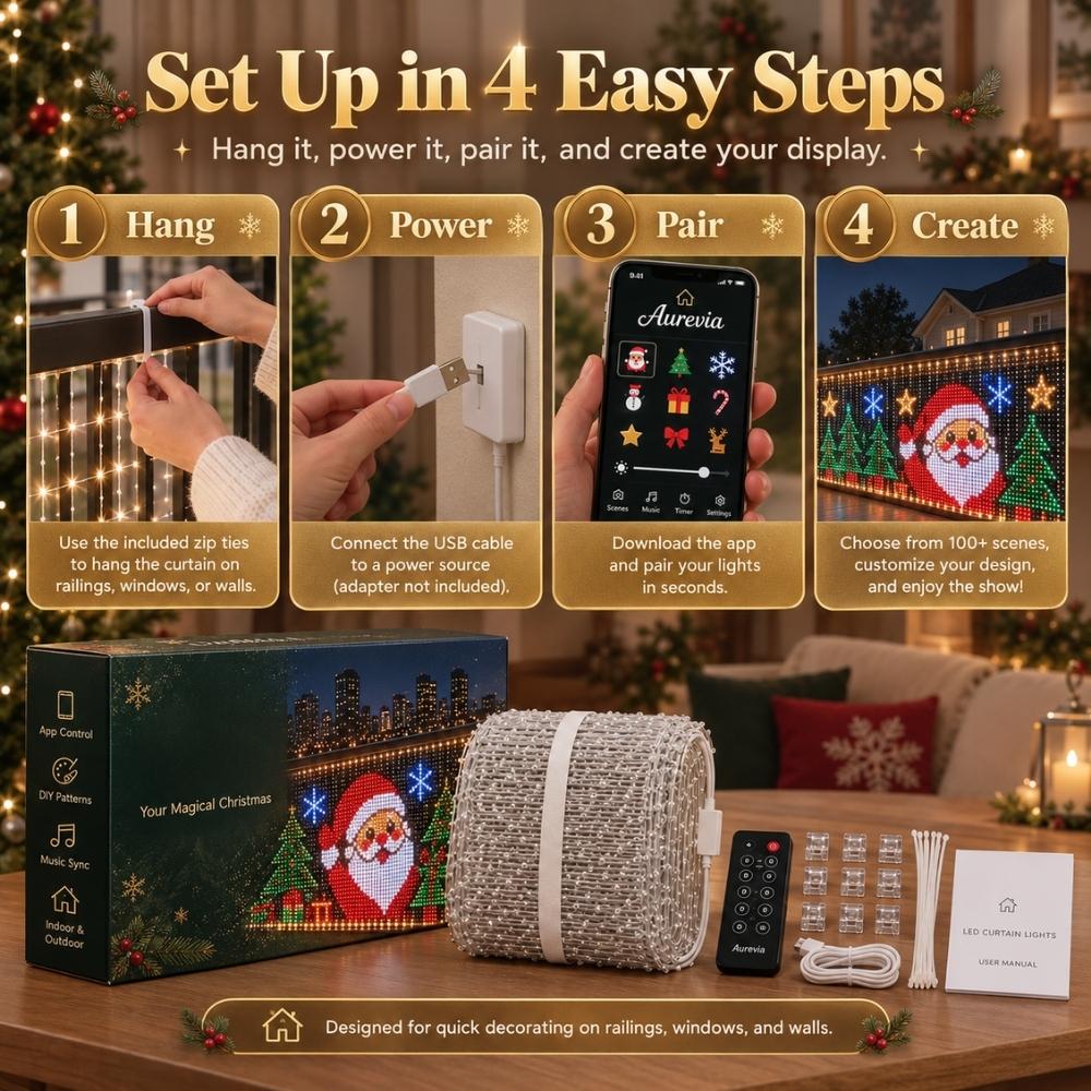 Smart Animated Christmas Lights - Christmas Decorations Lights