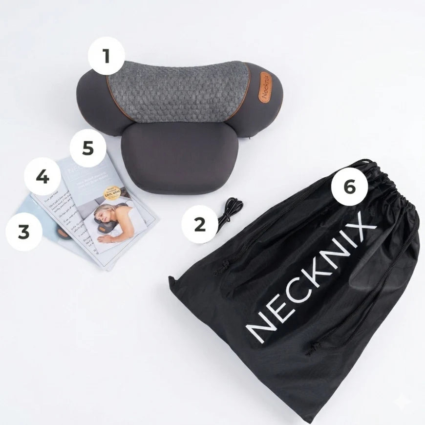 NeckNix™ Thera-Align: Dispositivo de tracción cervical térmico premium