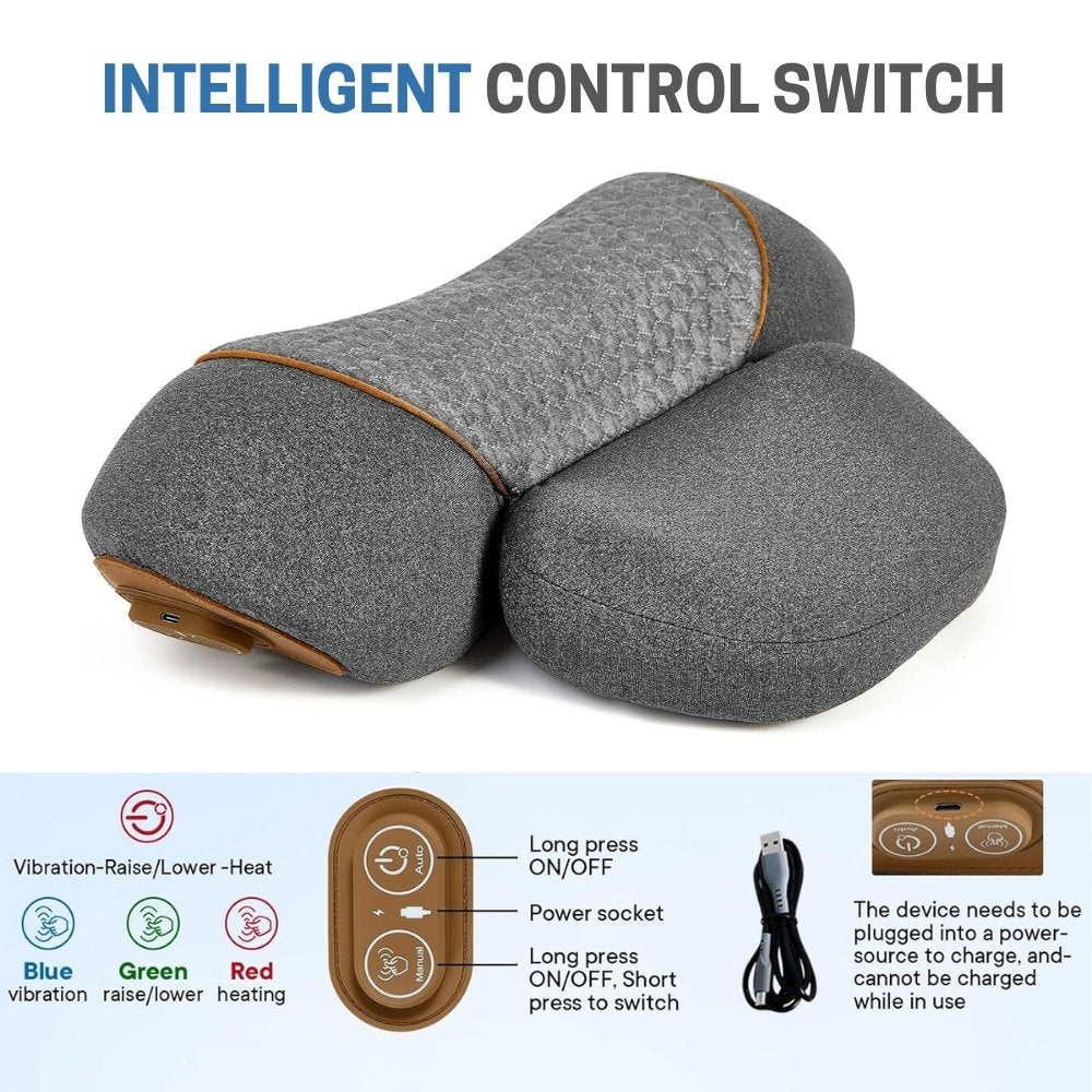 NeckNix™ Thera-Align: Dispositivo de tracción cervical térmico premium