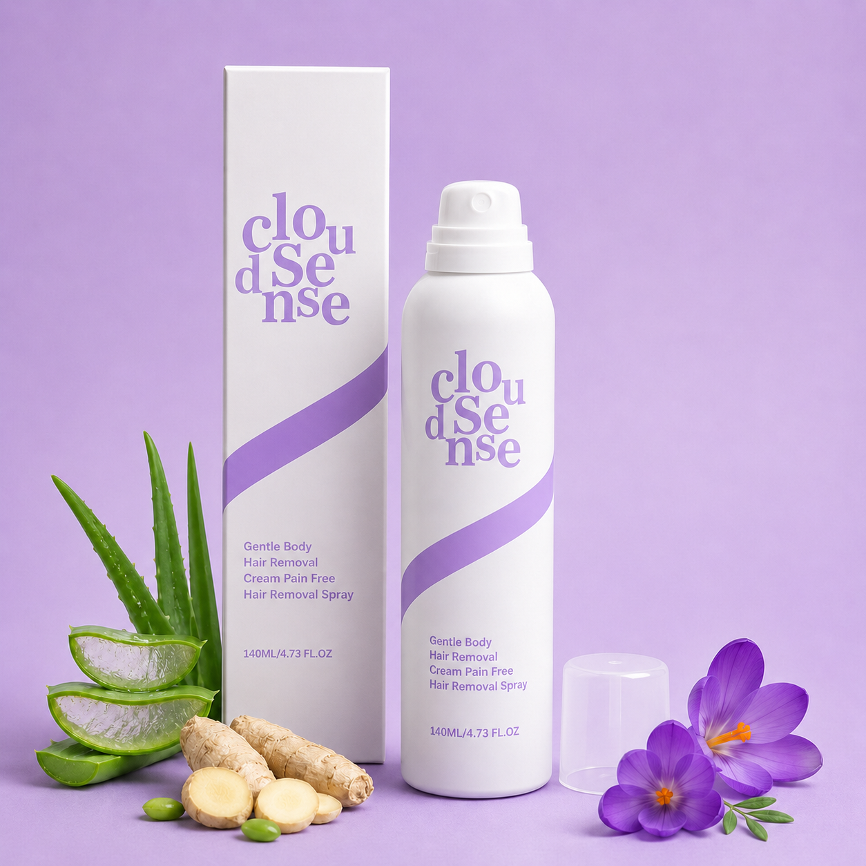 Smooth Hair Removal Spray for Sensitive Skin