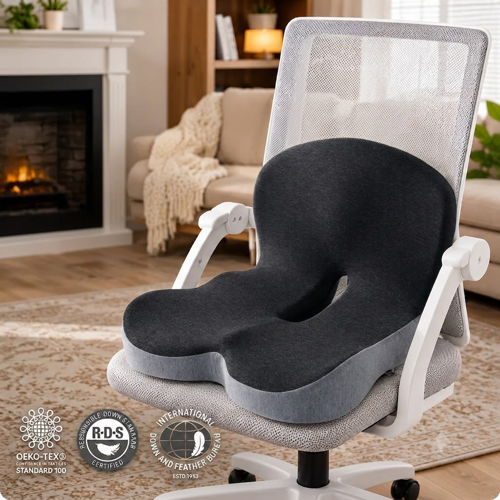 Cojín de asiento ortopédico para alivio de presión