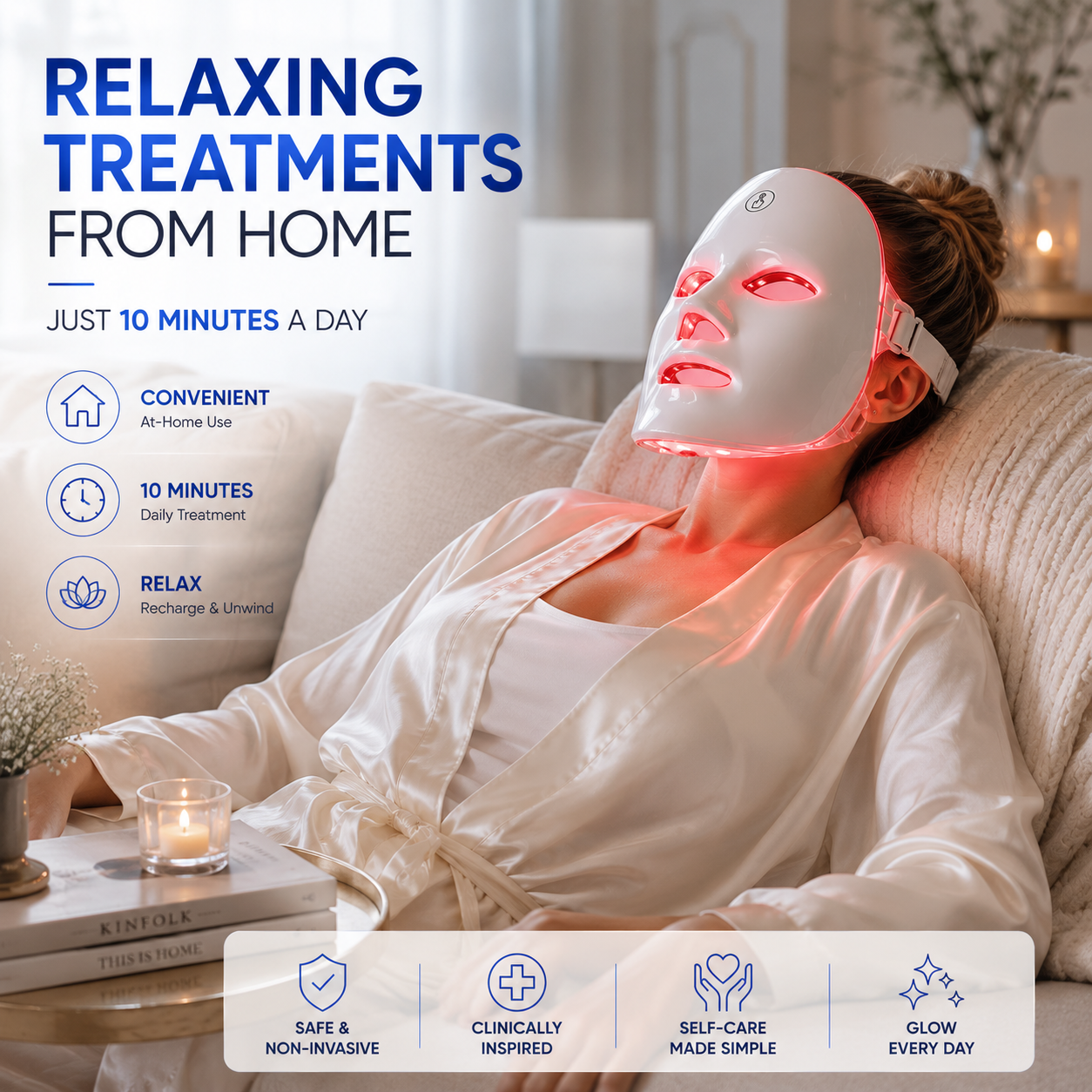 Advanced LED Light Therapy Face Mask