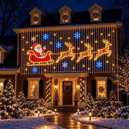 Smart Animated Christmas Lights - Christmas Decorations Lights
