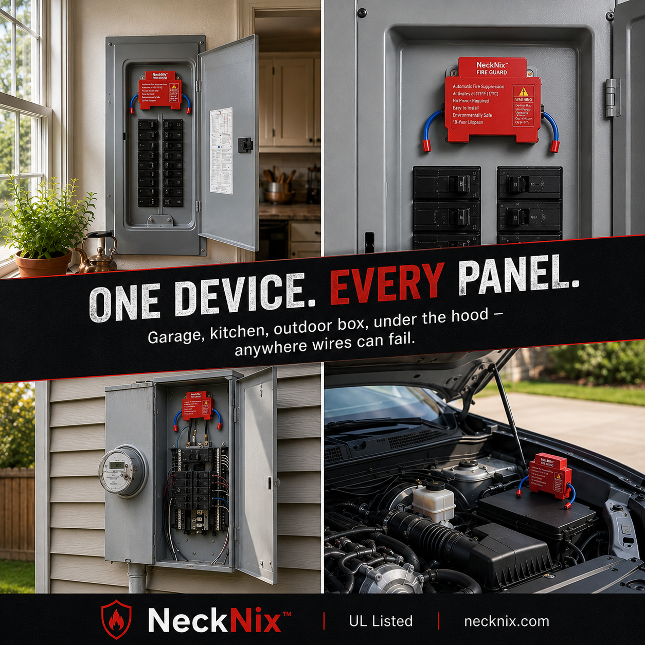 NeckNix™ Automatic Fire Guard