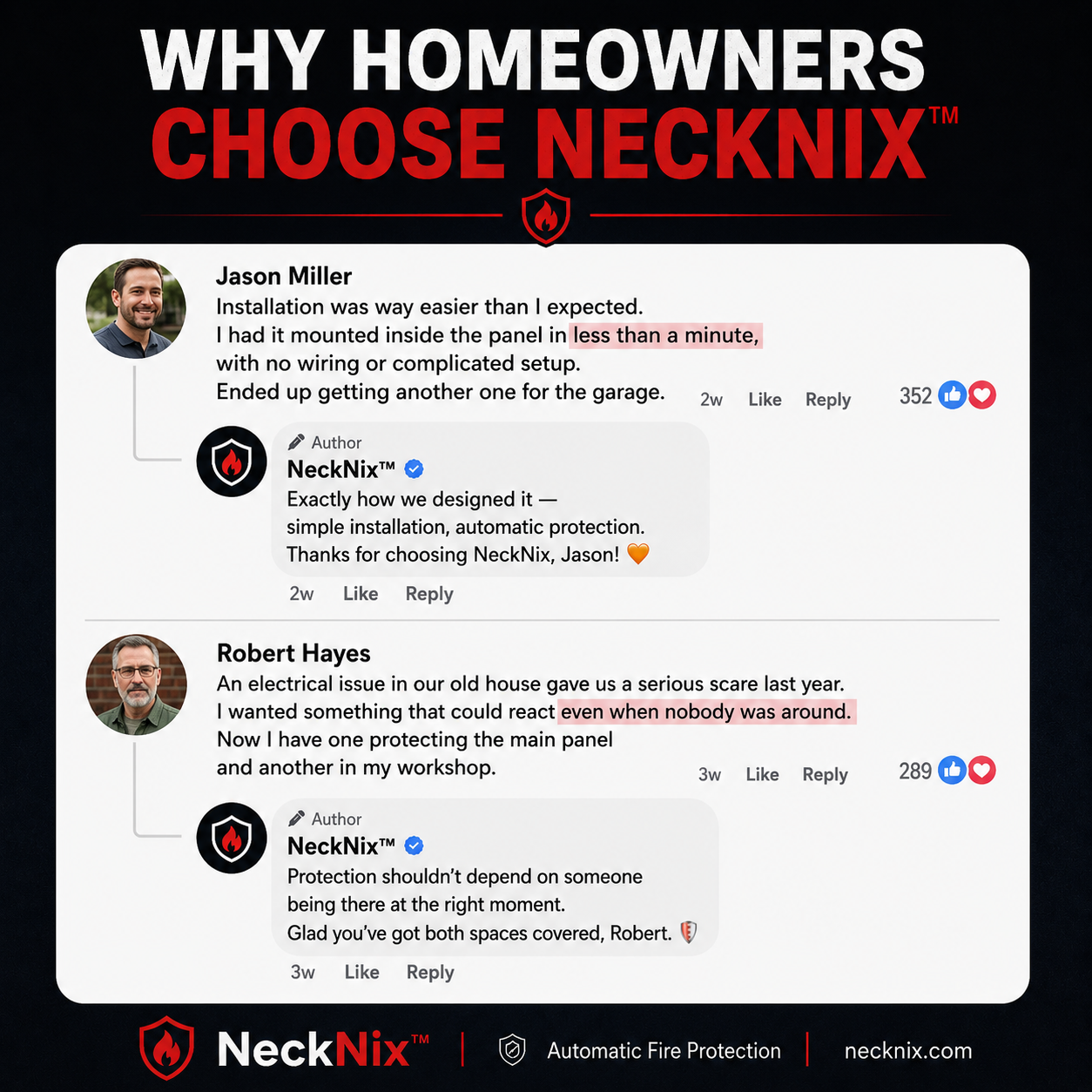 NeckNix™ Automatic Fire Guard