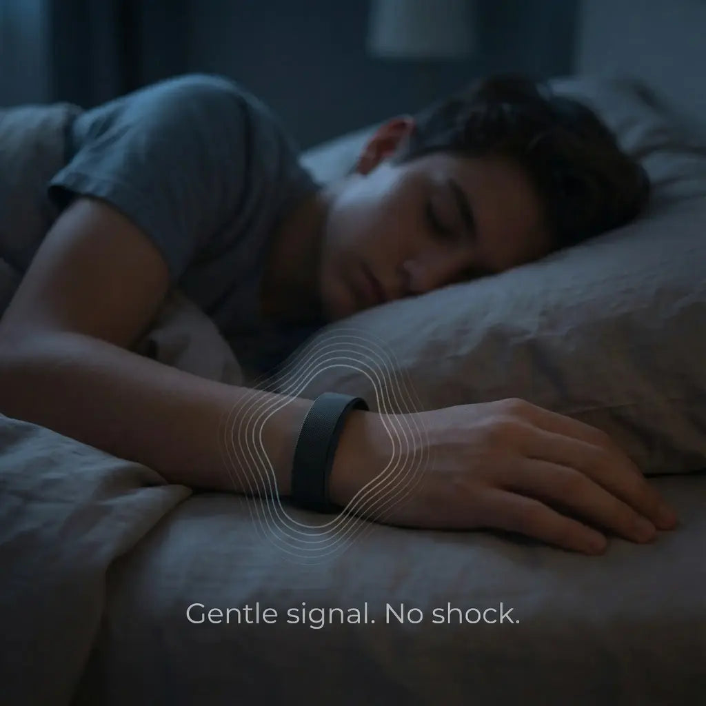 Necknix Silent Vibrating Wake-Up Band for Kids & Teens