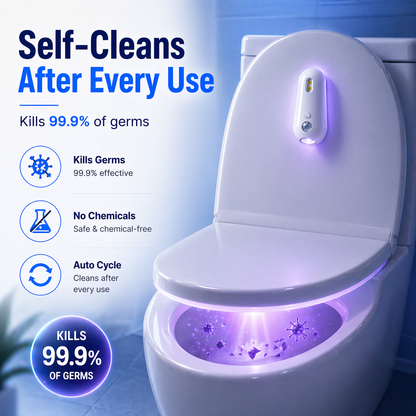 Self Cleaning UV Toilet Sanitizer & Night Light