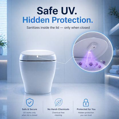 Self Cleaning UV Toilet Sanitizer & Night Light