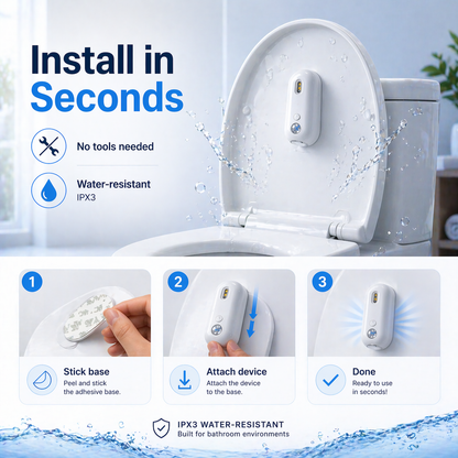 Self Cleaning UV Toilet Sanitizer & Night Light