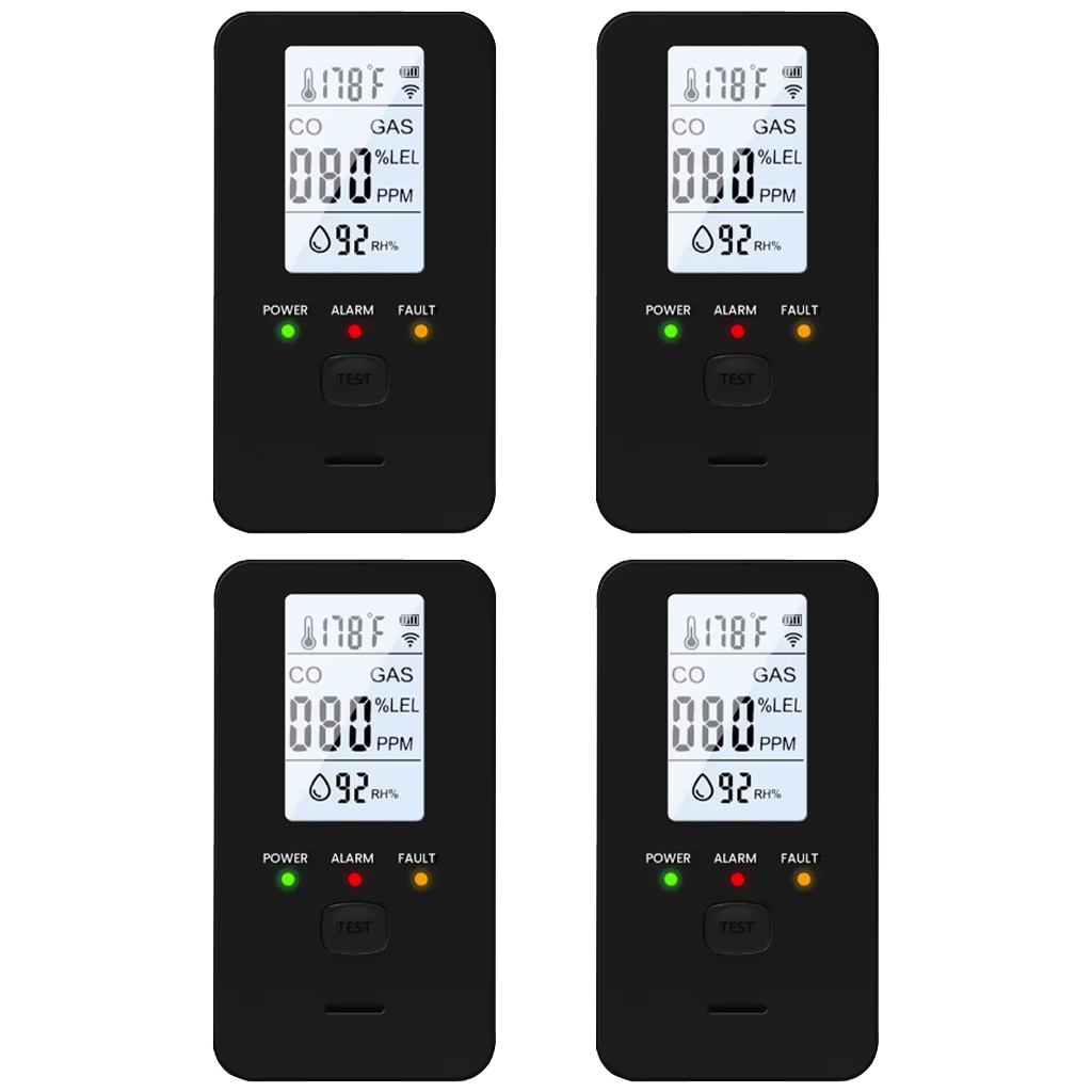 4-in-1 CO Detector for RV & Home